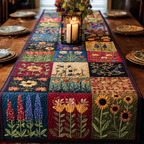 Rustic Bloom Quilted Table Runner NCU0NVH893