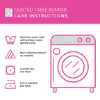 Bloomstone Walk Quilted Table Runner NCU0PTT254