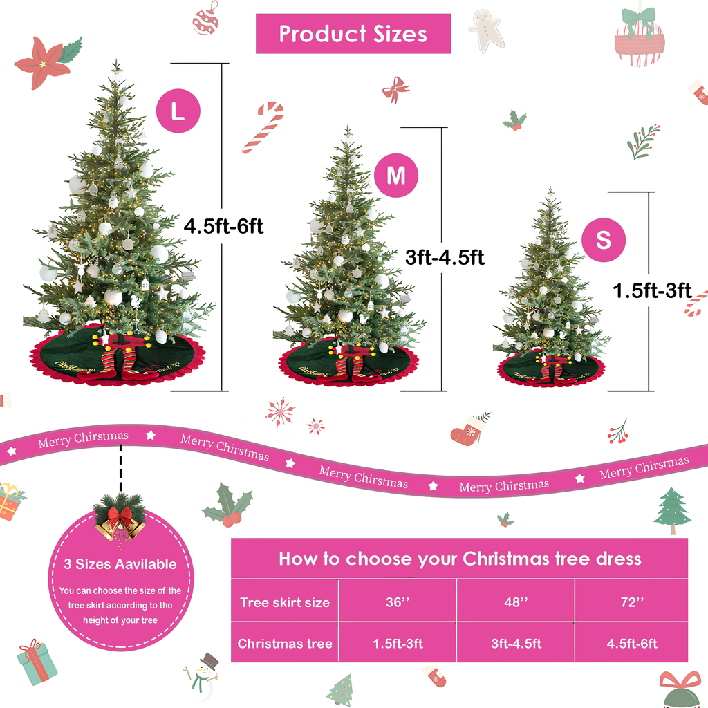 Mushroom Meadow Christmas Quilted Tree Skirt NCU0DDK1635