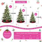 Mushroom Meadow Christmas Quilted Tree Skirt NCU0DDK1635
