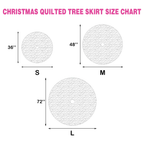 Mushroom Meadow Christmas Quilted Tree Skirt NCU0DDK1635